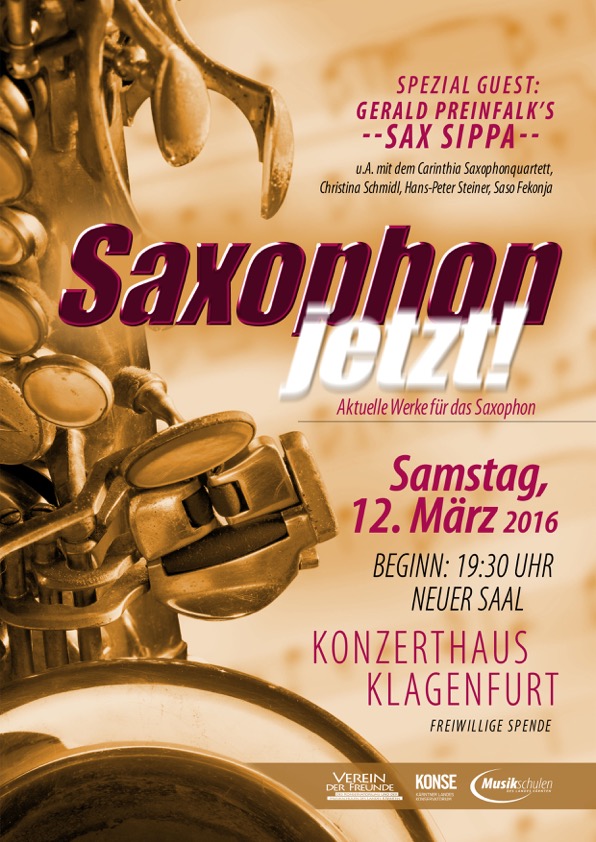 Saxophon: JETZT